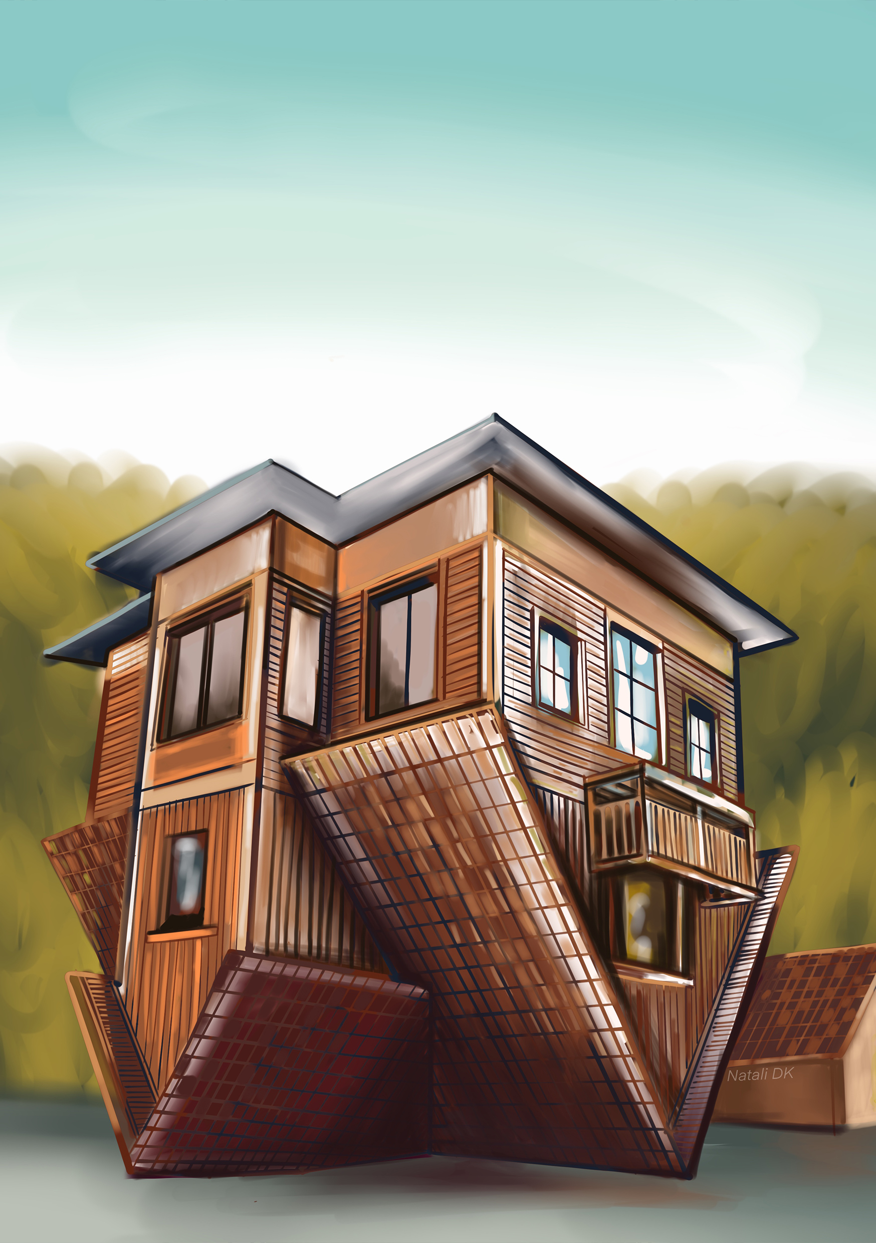 Перевернутий будинок, Буковель