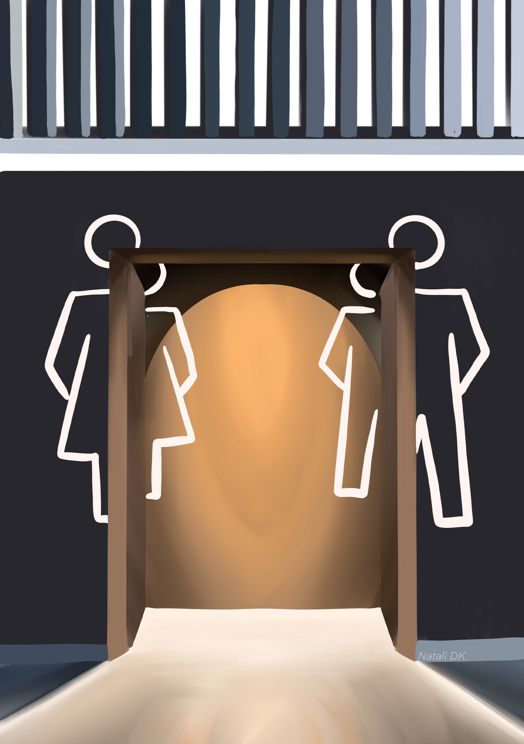 Вивіска, натхненна хокеєм для Aren'Ice